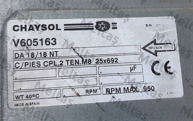DA 18/18 NT (Referenz 72600057) Chaysol