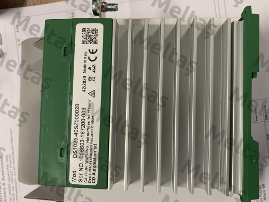 SCR CD3000S 1PH/25A/-/480V/NO/SSR/ZC/NF/EM  (new code DS102540SZ000020) CD AUTOMATION