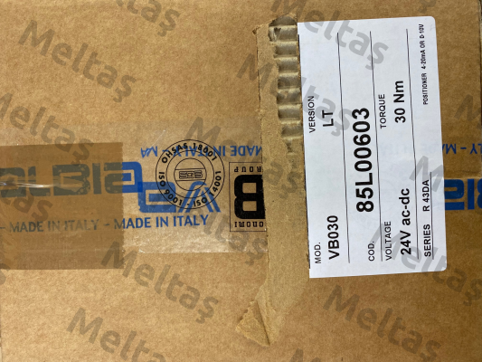 85L00603 Valbia