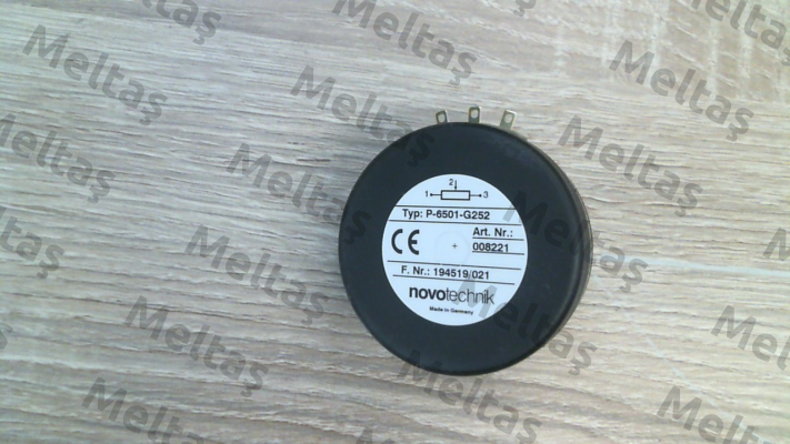 P/N: 400008221 Type: P-6501-G252 Novotechnik
