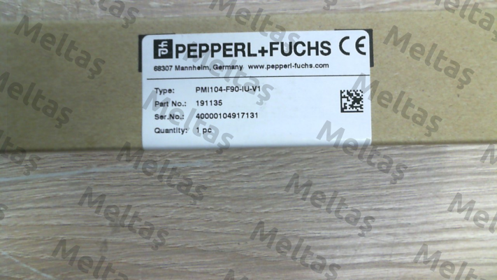 p/n: 191135, Type: PMI104-F90-IU-V1 Pepperl-Fuchs