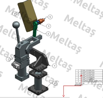 Sensor for Piston VG 40 Z A10 T12  Tünkers