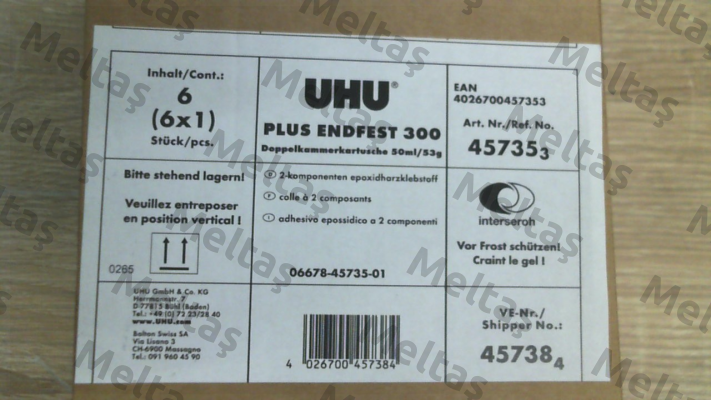 45738  PLUS ENDFEST 300 (1 pack, 1x 6 pcs) UHU