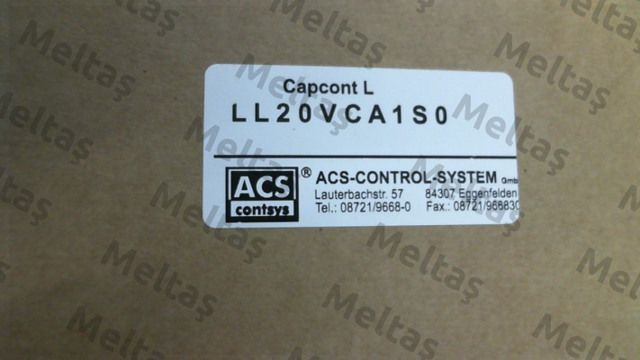 L L 2 0 V C A 1 S 0 (111000044) ACS CONTSYS