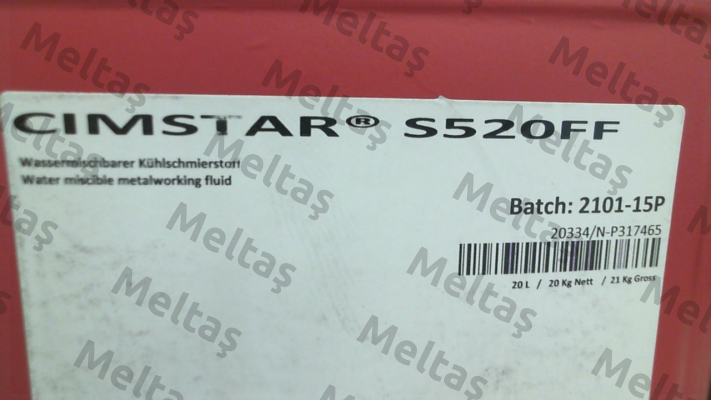 S520FF (canister per 20l) Cimstar 