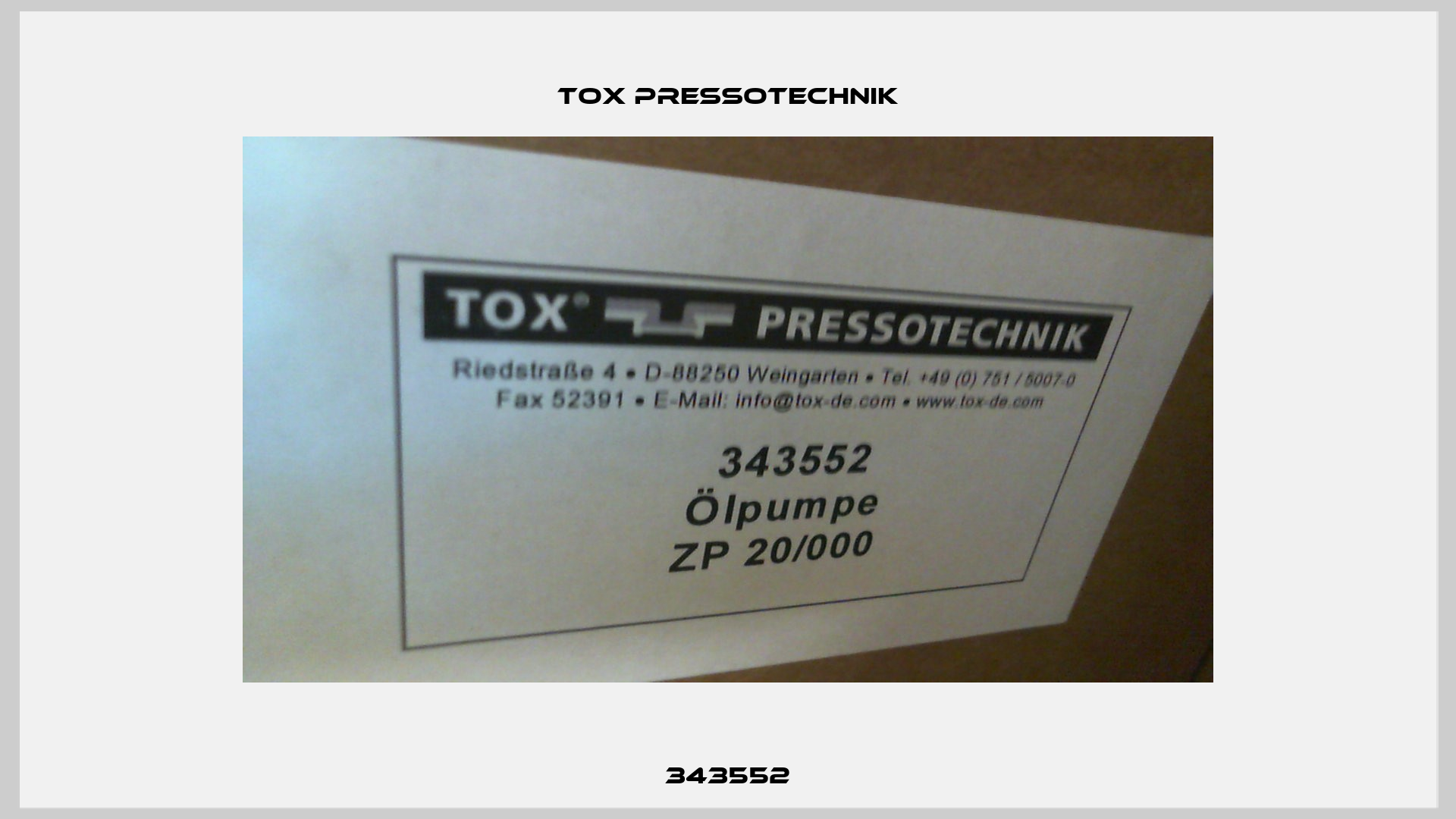 343552 Tox Pressotechnik