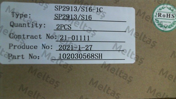 SP2913/S16-1C Weipu