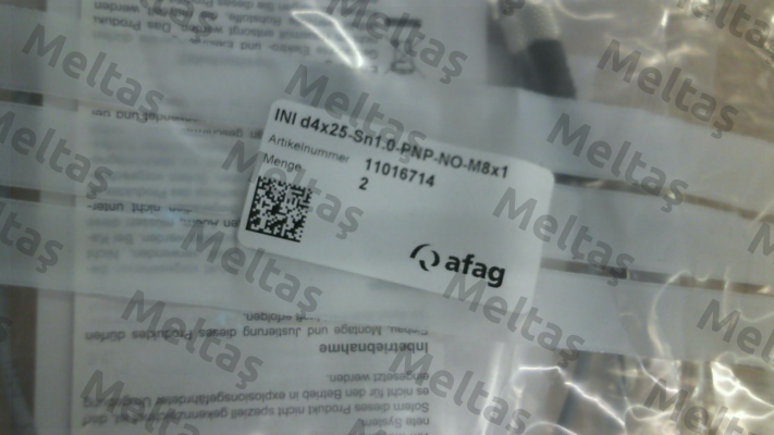 INI d4x25-Sn1.0-PNP-NO-M8x1 Afag
