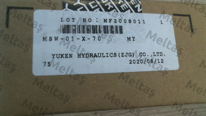 MSW-01-X-70 Yuken