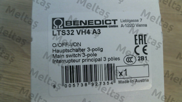 LTS32 VH4 A3 Benedict