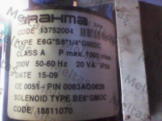 E6G*S8 R1/4" B/BE6*GMOC (81.00110) (stock) Brahma