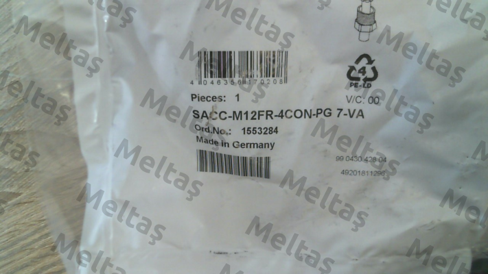Par number1553284 / Type SACC-M12FR-4CON-PG 7-VA Phoenix Contact