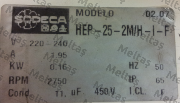 HEP-25-2M/H-I-F  Sodeca