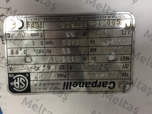 MA100a4 (A1367153) Carpanelli
