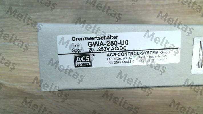 171000015 Acs Control-System