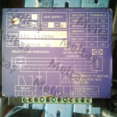 Type: AAL-111096 NO: 229950.50 obsolete,replaced by  AAL-2  Deif