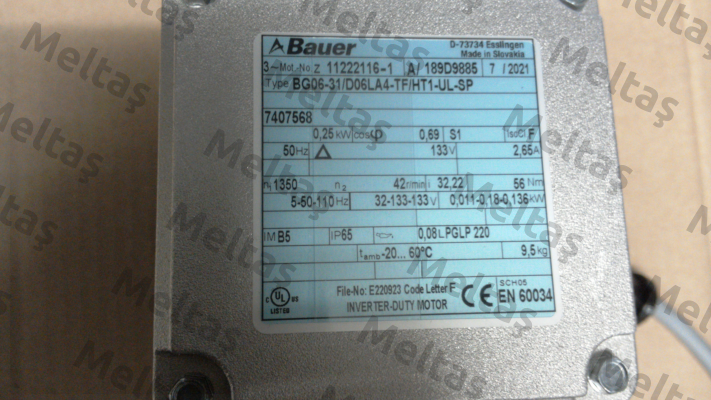 BG06-31/D06LA4-TF/HT1-UL-SP Bauer