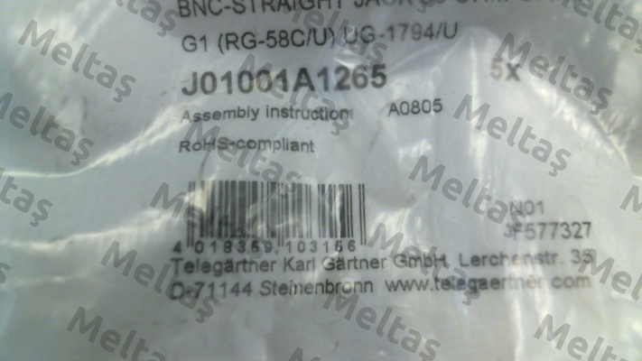J01001A1265 Telegaertner