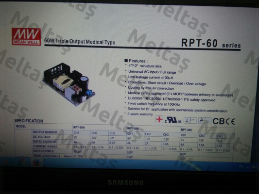 RPT60-C Mean Well