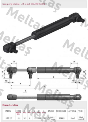 094498/500N Stabilus