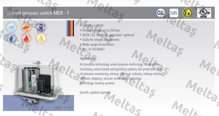 Art.No. 253587, Type: MDR-F 16H-S  Condor