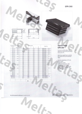 GPN 260 Q 1010 3  Poppelmann