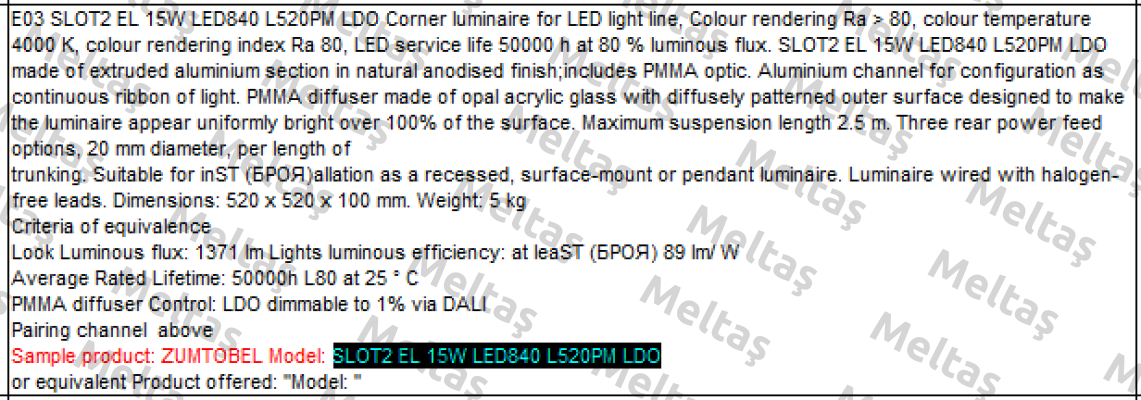 SLOTLIGHT INFINITY luminaire + corner 3  Zumtobel