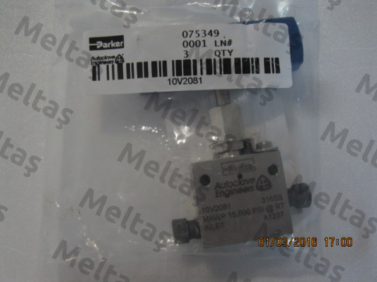 10V2081 Autoclave Engineers (Parker)