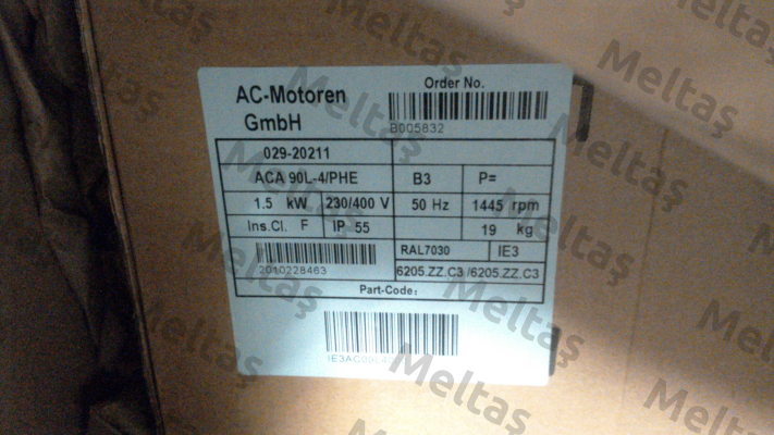 IE3AC09L4000 AC Motoren