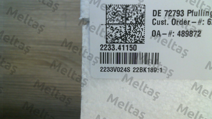 P/N: 2233.41150 Type: 2233V024S 22BK189:1 Faulhaber