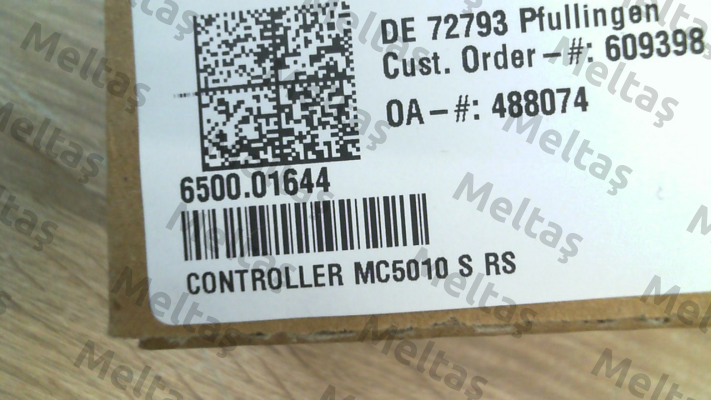 P/N: 6500.01644, Type: MC 5010 S RS Faulhaber