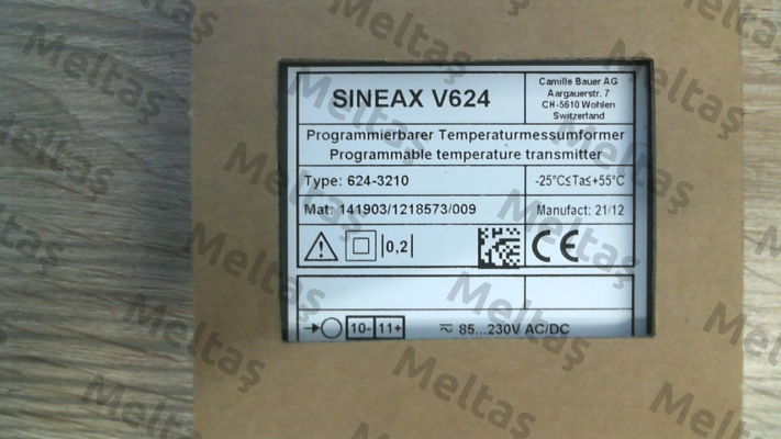 SINEAX V624 (141903) Camille Bauer