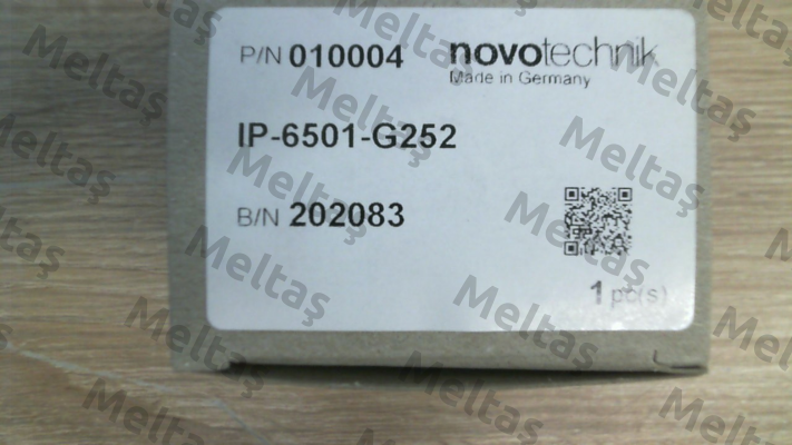 P/N: 400010004 Type: IP-6501-G252 Novotechnik