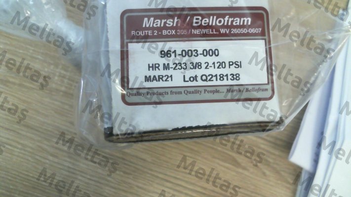 961-003-000 Bellofram