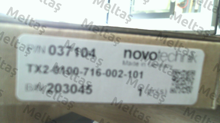 P/N: 400037104, Type: TX2-0100-716-002-101 Novotechnik