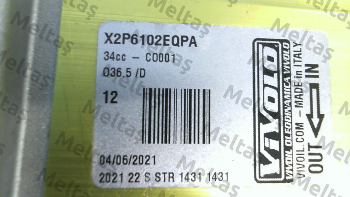 X2P6102EQPA Vivoil Oleodinamica Vivolo
