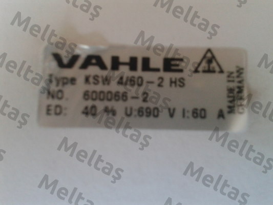 SA-KSW4/60-2HS28-40 (0600066/00-2) Vahle