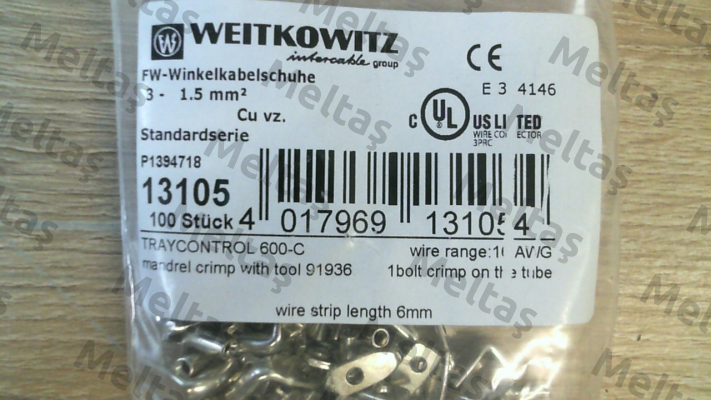 13105 (1 pack 100 pcs) WEITKOWITZ
