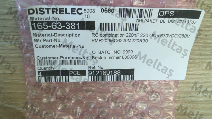 PMR209MC6220M220R30 Kemet