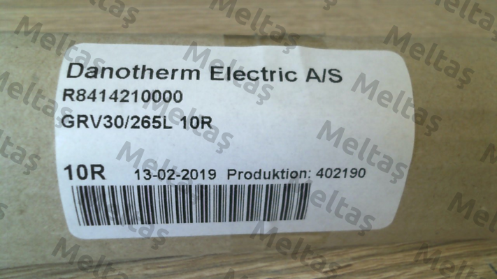 Typ GRV 30/265 L 10R Danotherm