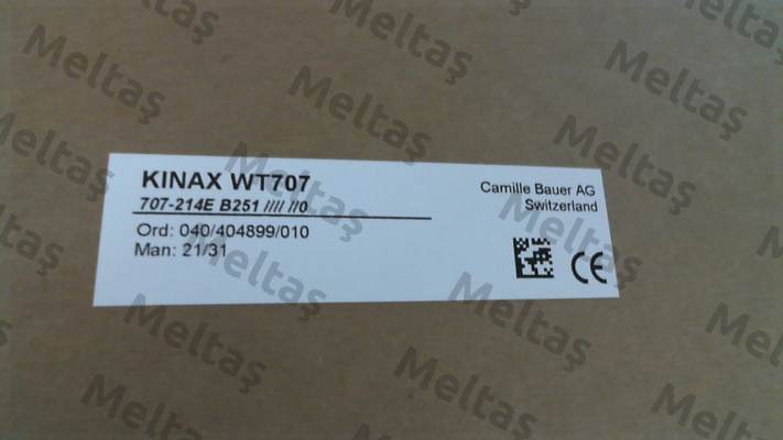 Type: WT707-214E B250 Camille Bauer