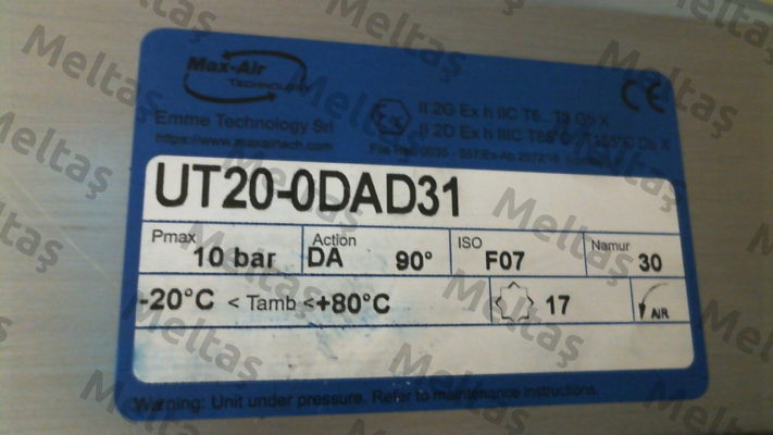 UT20-0DAD31 Max-Air