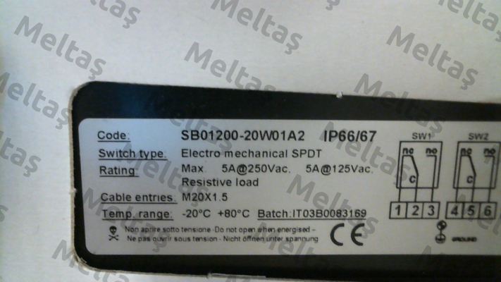 P/N: 57804, Type: ELR.SO.SB01200-20W01A2 Soldo