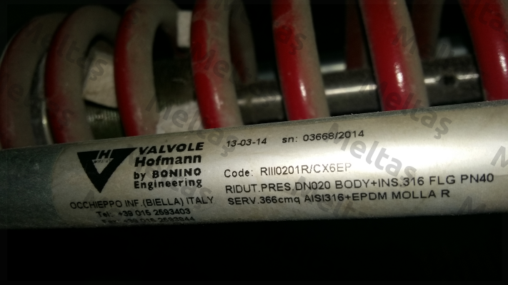 RIII0201R/CX6EP  Valvole Hofmann