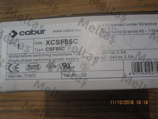 XCSF85C Cabur