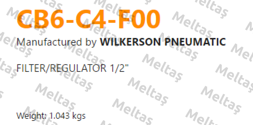 CB6-C4-F00 Wilkerson