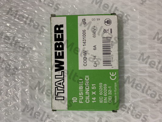 1431006 / CH14 gG 6A 690V Italweber