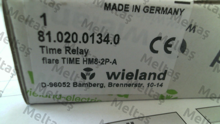 81.020.0134.0 / FLARE TIME HM8-2P-A Wieland Electric