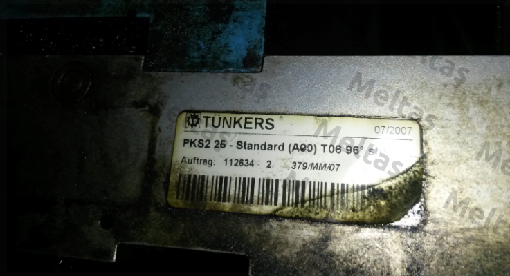 PKS2 25 Obsolete/replaced by PKS2 25.1 A00 T03 96Grad   Tünkers
