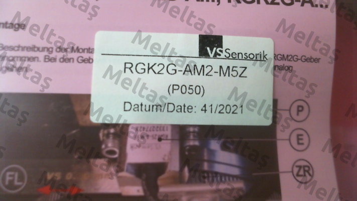 00-20-000192, Type: RGK2G-AM2-M5Z/P050 VS Sensorik